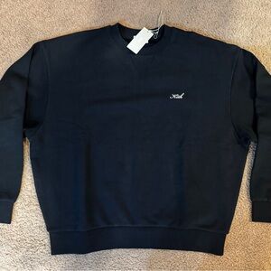 Kith Men's Classic Black Nelson Crewneck Sweater XL